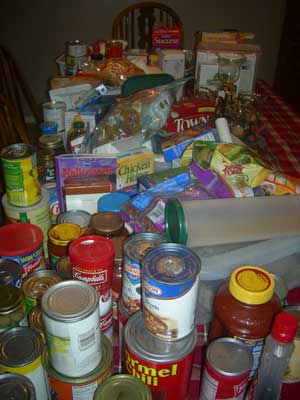 pantry contents